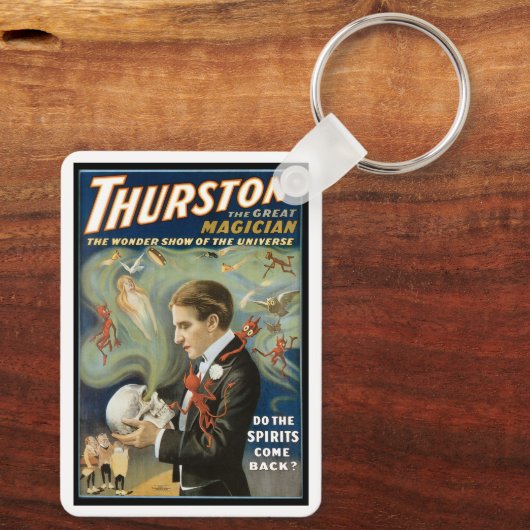  Magisch Poster, Thurston, de Grote Magicus Sleutelhanger (Achterkant)