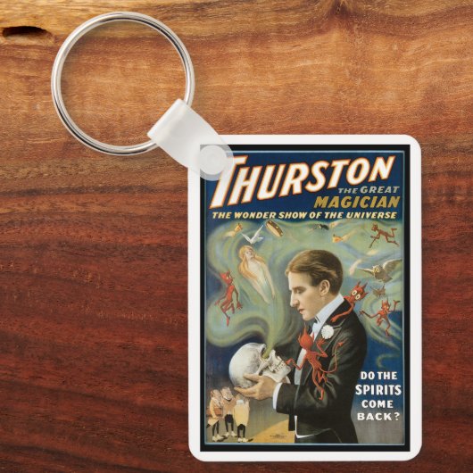 Magisch Poster, Thurston, de Grote Magicus Sleutelhanger (Voorkant)