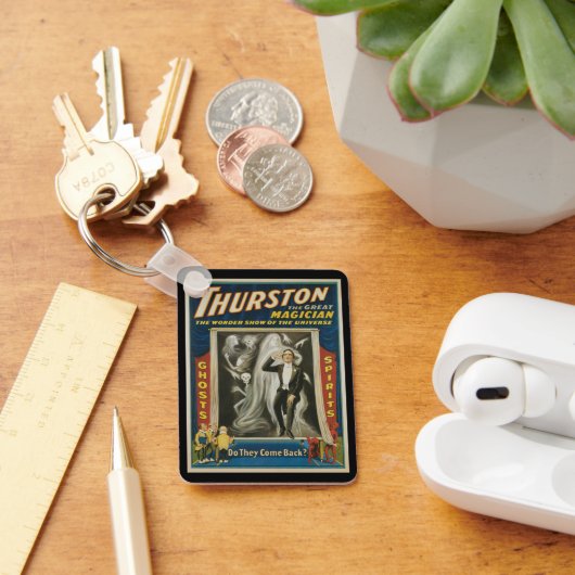 Magisch Poster, Thurston, de Grote Magicus Sleutelhanger (Bureau)