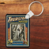 Magisch Poster, Thurston, de Grote Magicus Sleutelhanger (Achterkant)