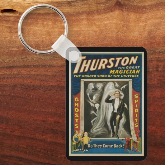 Magisch Poster, Thurston, de Grote Magicus Sleutelhanger (Voorkant)