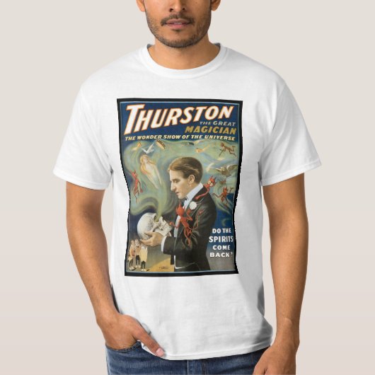  Magisch Poster, Thurston, de Grote Magicus T-shirt (Voorkant)