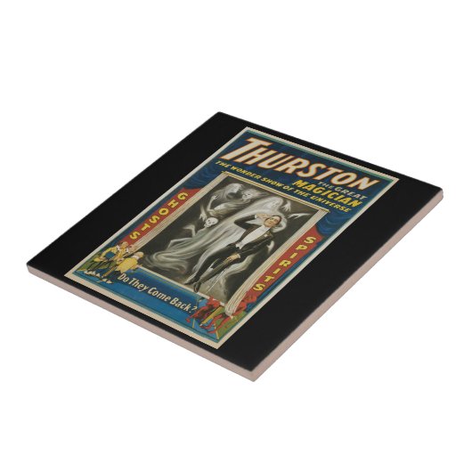  Magisch Poster, Thurston, de Grote Magicus Tegeltje (Zijkant)
