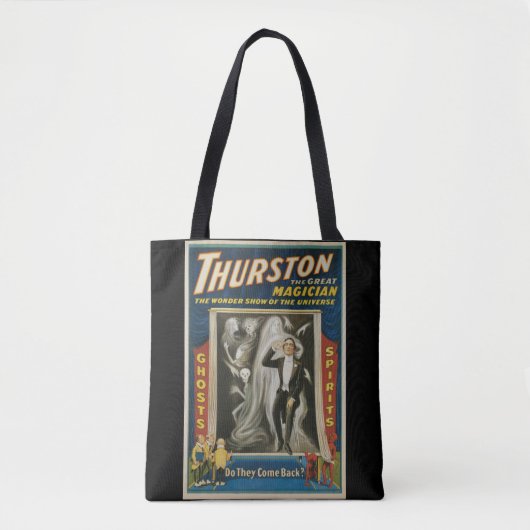  Magisch Poster, Thurston, de Grote Magicus Tote Bag (Voorkant)