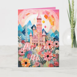 Magisch Prinsessenkasteel Vouwkaart Kaart