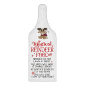 Magisch rendiervoer snijplank (Voorkant)