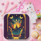 Magisch Rijk Van Boeken 2 Papieren Bordje (Feest)