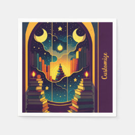 Magisch rijk van boeken 2 servet