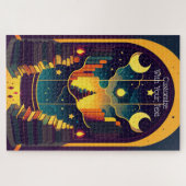 Magisch rijk van boeken legpuzzel (Horizontaal)