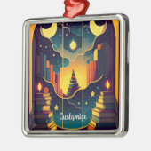 Magisch rijk van boeken metalen ornament (Links)