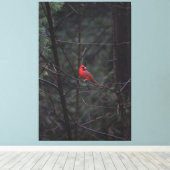 Magisch Rood Canvas Afdruk (Insitu (Houten vloer))