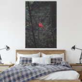 Magisch Rood Canvas Afdruk (Insitu (Slaapkamer))