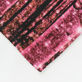 Magisch Roze Perzik Roze Fleece Deken (Hoek)