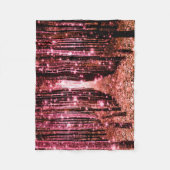 Magisch Roze Perzik Roze Fleece Deken (Voorkant)