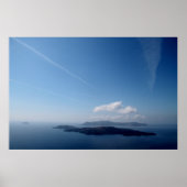 Magisch Santorini paradijs Poster (Voorkant)