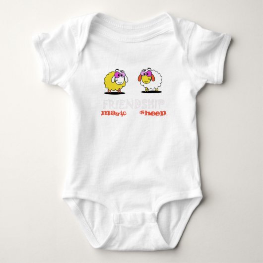 Magisch Schaap Baby Artikel Romper (Voorkant)