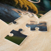 Magisch schepsel in het groen legpuzzel (Zijkant)