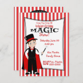 Magisch Show Kaart (Voorkant / Achterkant)