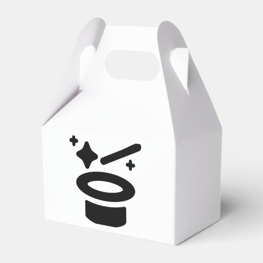 Magisch Show Papier Favor Box Bedankdoosjes (Achterkant)