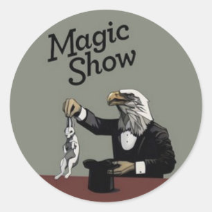 Magisch Show Ronde Sticker