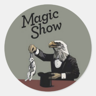 Magisch Show Ronde Sticker