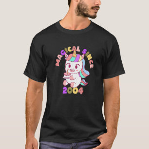 Magisch sinds 2004 Eenhoorn 18e verjaardag T-shirt