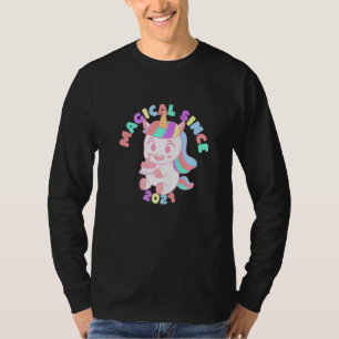 Magisch sinds 2021 Unicorn 1e verjaardag T-shirt
