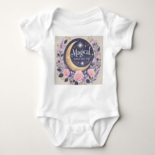 Magisch sinds dag één - Celestial Baby Design Romper (Voorkant)