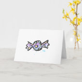 Magisch Snoep "Trick or treat" {Halloween} Kaart (Gele Bloem)