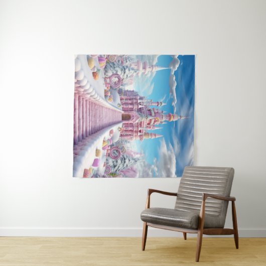 Magisch Snoep Wandkleed (In Situ (horizontaal))