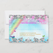 Magisch Snoep Wonderland Silver Trim RSVP (Achterkant)