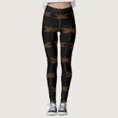 Magisch sprookje Fantasy Dragonfly Leggings (Voorkant)