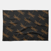 Magisch sprookje Fantasy Dragonfly Theedoek (Horizontaal)