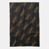 Magisch sprookje Fantasy Dragonfly Theedoek (Verticaal)