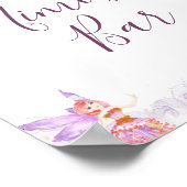 Magisch sprookje mimosa bar sign poster (Hoek)