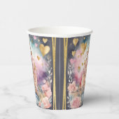 Magisch Sprookje Prinses Baby shower Papieren Bekers (Rechts)