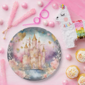 Magisch Sprookje Prinses Baby shower Papieren Bordje (Feest)