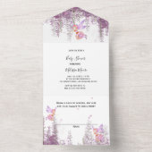 Magisch Sprookjes Thema Alles-in-één Uitnodiging (Binnen)