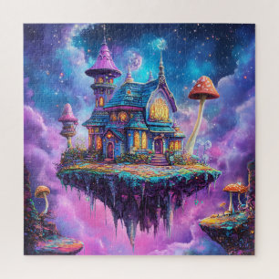 Magisch Sprookjeskasteel & Drijvend Eiland Legpuzzel