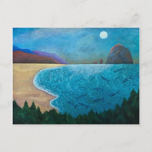 Magisch Strand Briefkaart (Voorkant)