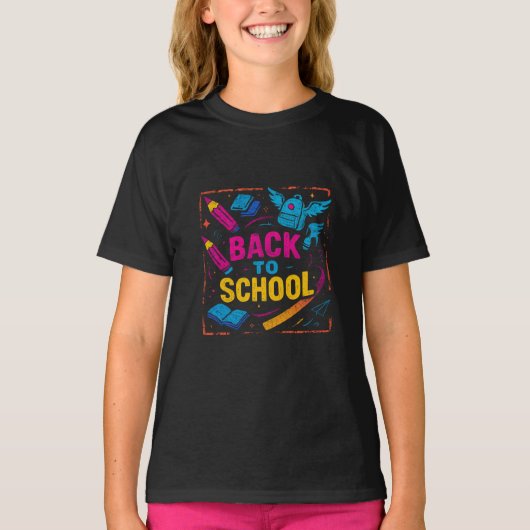 Magisch Terug naar School - Fantasy Dream Design T-shirt (Voorkant)