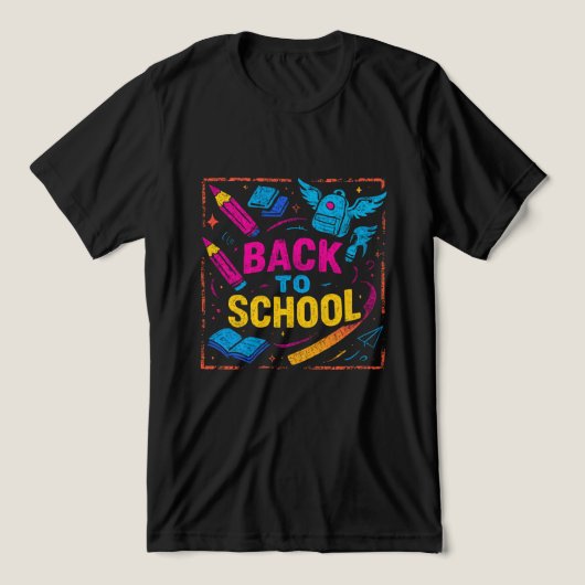 Magisch Terug naar School - Fantasy Dream Design Tri-Blend Shirt (Design voorkant)