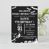 magisch thema , uitnodiging voor halloween - verja (Staand voorkant)