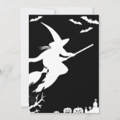 magisch thema , uitnodiging voor halloween - verja (Achterkant)