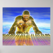 Magisch toetsenbord poster (Voorkant)