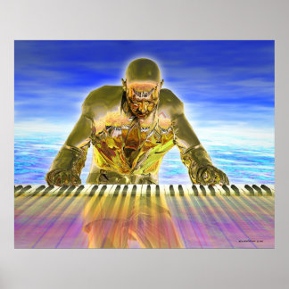 Magisch toetsenbord poster