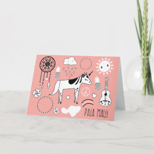 Magisch, Trippy Paia, het Wenskaart van Maui Kaart