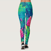 Magisch tuinpad ontwerp leggings (Achterkant)