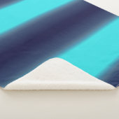 Magisch Turquoise Blauw Golf Plaid Sherpa Deken (3/4)