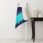Magisch Turquoise Blauw Golf Plaid Sherpa Deken (In situ)
